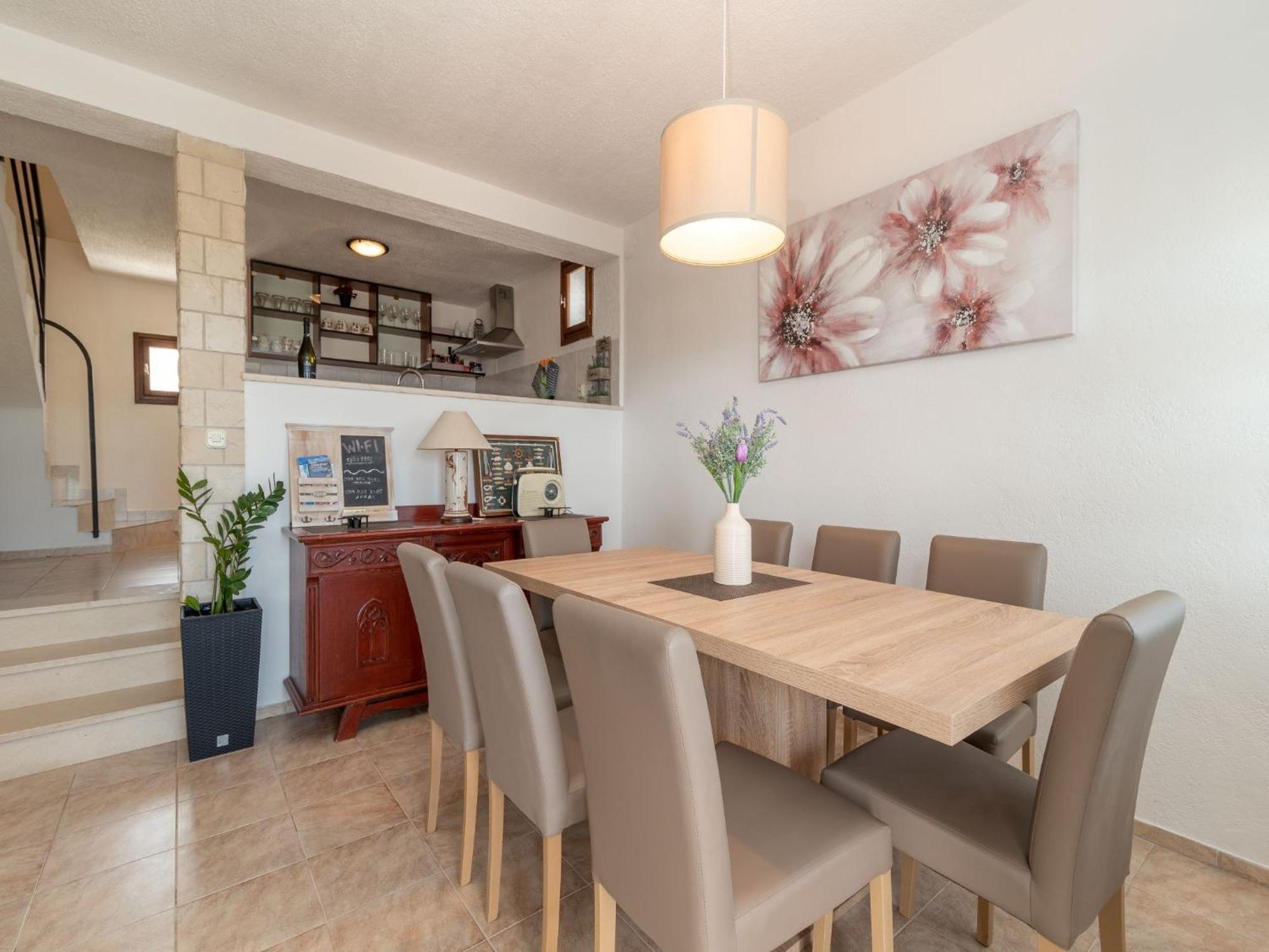 Scenic Sea View,Three Bedroom Villa With Pool Трогир Экстерьер фото